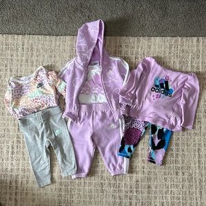 Lot of 3 sets adidas and Nike outfits. 6 month perfect for spring.